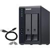 QNAP Box per HD esterno QNAP TR-002 contenitore di unità archiviazione HDD/SSD Nero 2.5/3.5" [TR-002]