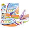 CRAYOLA - Color Wonder Magic Light Brush Bluey, Set Pittura Senza Macchia, attività Creativa e Regalo per Bambini dai 3 Anni, 75-7195
