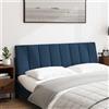 vidaXL Cuscino per testiera "Hanko" blu 160 cm in tessuto