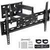 OEM Venton Supporto TV da parete regolabile, inclinabile e girevole - Supporto TV per TV e monitor curvi e piatti - VESA 400x600 max (32''-75'') - 50 kg max - Supporto TV, inclinabile, girevole