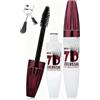 Generico Mascara volumizzante waterproof 7D, mascara allungante e volumizzante nero con fibre di seta 7D, ciglia naturalmente incurvate a lunga tenuta per un trucco occhi professionale (1pcs)