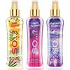 SO...? So…? Summer Escapes Womens Bali Breeze, Ibiza Dreams, Mykonos Nights Body Mist Mixed Fragrance 200ml Bundle (Pack of 3)