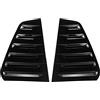 Micvtve Persiane Laterale Posteriore per Golf 7 R 7 7.5 2013-2020 Tende in Stile Coperchio D'aerazione Nero
