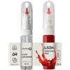 SD COLORS - Pennello per ritocchi, 20 ML, colore: rosso emocion LS3H per riparazione graffi (vernice+laccetto)