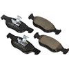 metelligroup 22-0082-2 Pastiglie Freno Anteriori E Posteriori, Made in Italy, Pezzo di Ricambio per Auto/Automobile, Kit da 4 Pezzi, Certificate ECE R90, Prive di Rame