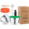 ICafiles Capsula di caffè riutilizzabile Dolce Gusto 3a capsula di caffè per Dolce...
