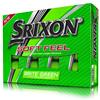 Srixon Soft Feel - Palline da golf opache, 12 pezzi, unisex, per adulti, Soft Feel Brite, verde