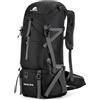 NTUOCAW Zaino da trekking da 70 litri con copertura antipioggia, grande zaino da trekking per uomo e donna, zaino da campeggio impermeabile, leggero, per sport all'aria aperta, viaggi, escursionismo