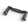 FytStycale Manovella Doppio Braccio in Carbonio Spessore 5 Mm Maniglia Doppia in Fibra di Carbonio Ergonomico Manovella Mulinello, Grigio Canna Di Fucile, Mano Destra