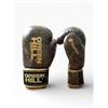 Green Hill PANTHER - Guantoni da Boxe per Allenamento e Sparring, Antishock, Chiusura Velcro, Protezione Polso, Similpelle Resistente, 10 oz / 12 oz, 14 oz / 16 oz (Nero-oro, 12 oz)