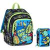 ZAINO ADVANCED SEVEN SJ GANG SOFT POUCH BOY + ASTUCCIO 3 ZIP
