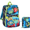 ZAINO ESTENSIBILE BIG SEVEN SJ GANG SOFT POUCH BOY + ASTUCCIO 3 ZIP