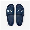 Sun68 Ciabatte uomo in PU blu logo bianco