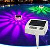 Sylvwin Termometro Digitale per Piscina Solare-Termometro Piscina Flotante 2 in 1 con Illuminazione LED RGB, Pool Thermometer Galleggiante con Ampio LCD, Impermeabile IP68
