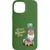 Rottweiler Puppy Lover PS Custodia per iPhone 15 Felice giorno di San Pawtrick Rottweiler San Patrizio zampa