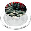 Kitsune Keys Records Volpe a nove code Pianista Onda Giapponese Luna Rossa Arte Oscura PopSockets PopGrip per MagSafe