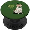 Labrador Retriever Puppy Lover PS Buon giorno di San Patrizio Labrador Retriever giorno di San Patrizio PopSockets PopGrip Adesivo