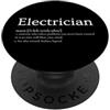 Electrical Expert Designs Definizione di elettricista per Funny Sparky PopSockets PopGrip Adesivo