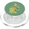 Birds of Mahjong Apparel Phoenix Mahjong Golden Bird Cherry Blossom Tile Amante PopSockets PopGrip per MagSafe