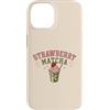 Sweet Matcha Studio Custodia per iPhone 14 Fragola Matcha Latte Carino Estetica