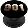 Memphis Tennessee - 901 Area Code - Dres Sono 901 - Memphis Tennessee Codice Area - Historical Bridge PopSockets PopGrip Adesivo