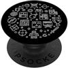Venomous Thin Line Designs Videogiochi Retro per Videogiochi PopSockets PopGrip Adesivo