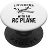 Funny RC Plane Gifts for Men and Women Aereo RC Telecomando Racing RC Aereo PopSockets PopGrip Adesivo