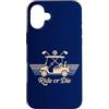 Funny Vintage Retro Golf Caddy Humor Gol Custodia per iPhone 16 Plus Golfer Golf Fans Cart Driver Citazione divertente Giro o Die Golf
