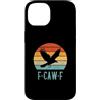 Retro Sunset F-Caw-F Black Bird Black Cr Custodia per iPhone 14 F-Caw-F Corvo Nero Uccello Nero Retro Tramonto Vintage F-Caw-F