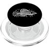 Jimbeels Pesce Caverna Linea Arte Amante Pesci PopSockets PopGrip per MagSafe