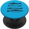 Cool Fishing Tees Sardine PopSockets PopGrip Adesivo