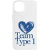 Diabetes Awareness Designs Custodia per iPhone 14 Plus Team Type 1 Supporto per la sensibilizzazione al diabete