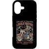 Lincoln Motorcycle Patriotic Merch Store Custodia per iPhone 17 Vintage Abraham Lincoln Abe Lincoln Equitazione Moto Uomini