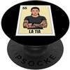 Funny Mexican Designs for Family Funny Mexican Design for Tattoos Aunt - La Tia Tatuada PopSockets PopGrip Adesivo