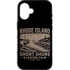 Studio Vintage Stile Costiero Custodia per iPhone 16 Arte Costiera del Rhode Island con Faro Vintage