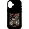 Lincoln Motorcycle Patriotic Merch Store Custodia per iPhone 16 Vintage Abraham Lincoln Abe Lincoln Equitazione Moto Uomini