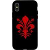 COMUNE DI FIRENZE FLORENCE ITALY FLAG AP Custodia per iPhone X/XS BANDIERA DI FIRENZE ITALIA TOSCANA FIRENZE