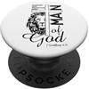 Man Of God Cool Lion Father's Day Sapphi Man Of God Festa del Papà Cool Lion Marito Protector Hero PopSockets PopGrip Adesivo