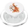 Birds of Mahjong Apparel Piastrella decorativa Mahjong Phoenix Bird Cherry Blossoms Floral Lover PopSockets PopGrip per MagSafe