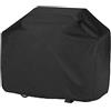 Senders Copertura per barbecue, resistente, in tessuto Oxford 210D, copertura per barbecue all'aperto, impermeabile, antivento, antistrappo e resistente ai raggi UV (145 x 61 x 117 cm)