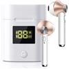 Eko, cuffie wireless Bluetooth 5.0 TWS modello JeezPro con display LED, oro