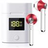 Eko, cuffie cordless Bluetooth 5.0 TWS modello JeezPro con indicatore LED, rosso