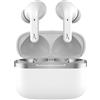 Akashi, Cuffie Bluetooth senza fili con controllo tattile, 6 ore di autonomia, bianco