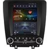 Happiq Autoradio con Bluetooth e CarPlay per Ford Mustang (2010-2014), compatibile con Apple e Android, impianto stereo, sistema di navigazione, 6 GB di RAM, 64 GB di memoria