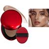 SONGVISON Fondotinta Super Fit Cushion Texture leggera, finitura semi-opaca Copertura costruibile per 72 ore.impermeabile, trucco trasparente Red+Shell+Air si concentra sul mantenimento di un'ottima copertura