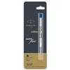 Parker Ricariche Penna A Sfera BP Punta Fine 0,8mm Blu/Nero New Quink Flow