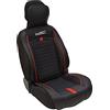 WRC 007589 Coprisedile auto, Nero/Arancio Racing 7589