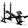 JK Fitness JK 6070 Panca Regolabile con Porta Bilanciere Professionale