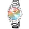 Festina Orologio Donna Analogico Acciaio Inossidabile 316L Argento - Quarzo - Vetro minerale alta resistenza - Impermeabile 5 ATM F20622/H - Boyfriend Collection