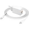 DEXPT Caricatore Rapido da 30W Compatibile con iPad-Air 2026 2025 2024, 11/12,9/13 Pollici, M4 M3 M2 Generazione, Alimentatore Caricabatterie con Cavo di ricarica da 1,8 Metri